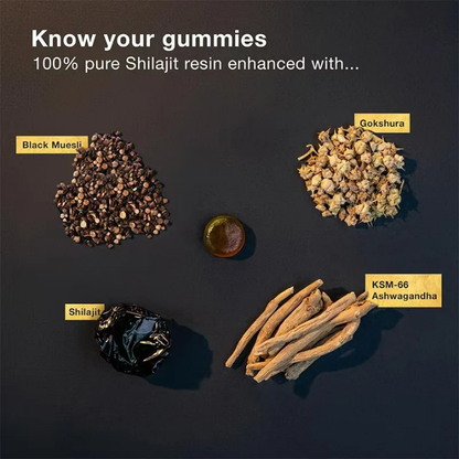 Shilajit en gummies